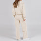 💖Limited Sale 50% OFF💖Casual Zipper Long Sleeve Top ＆Pants Two-Piece Set