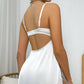 💖HOT SALE 50% OFF💖FLORAL LACE OPEN BACK SATIN NIGHTGOWN