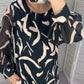 💖Limited Sale 50% OFF💖Women's Loose Print Round Neck Long-Sleeve Dress