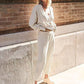 💖Limited Sale 50% OFF💖Women's Casual 2-piece Outfits Oversized Knit Cardigan and High-waist Baggy Pants