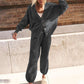 💖Limited Sale 50% OFF💖Women's Casual 2-piece Outfits Oversized Knit Cardigan and High-waist Baggy Pants