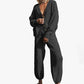 💖Limited Sale 50% OFF💖Women's Casual 2-piece Outfits Oversized Knit Cardigan and High-waist Baggy Pants