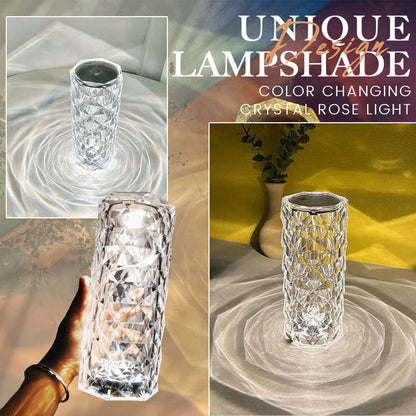 🔥2025 Hot Sale 50%OFF🎁Touching Control Rose Crystal Lamp