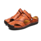 ✨LAST DAY SALE 50% OFF✨Large Size Soft Leather Men's Breathable Outdoor Sandals