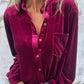 💖Limited Sale 50% OFF💖Women's Long-Sleeve Button-Down Shirt with Pocket