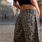 ✨Limited Sale 50% OFF✨Casual Loose Leopard Print Pants with Pockets