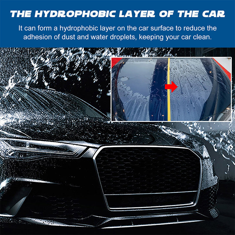 🔥2025 New Arrival🔥 Sanftes, effektives Auto-Reinigungsspray mit Schwamm und Lappen