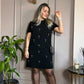 💕Limited Time 50% Off💕Women's Rhinestone Embellished Short Sleeve Dress