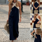 💖Limited Sale 50% OFF💖Women's Halter Neck Sleeveless Maxi Dress