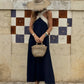 💖Limited Sale 50% OFF💖Women's Halter Neck Sleeveless Maxi Dress