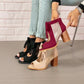 ✨Limited Sale 50% OFF✨Women’s Bow Open-Toe Chunky Heel Sandals