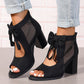✨Limited Sale 50% OFF✨Women’s Bow Open-Toe Chunky Heel Sandals