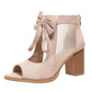 ✨Limited Sale 50% OFF✨Women’s Bow Open-Toe Chunky Heel Sandals