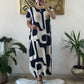 💖Limited Sale 50% OFF💖Women's Trendy Print Short Sleeve Loose Fit Dress
