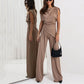 💖Limited Sale 50% OFF💖Women’s Elegant Solid Color Two-Piece Set