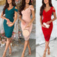 💖Limited Sale 50% OFF💖Women's Slim Fit Sexy Off-Shoulder Bodycon Dress