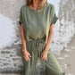 💖Limited Sale 50% OFF💖Women's Solid Color Casual Two-Piece Set