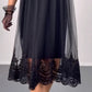 💖Limited Sale 50% OFF💖Women's Black Printed Cotton Dress