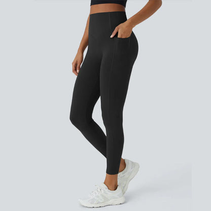 💕Limited Sale 50% OFF💕High-Waisted Butt Lifting Tummy Control Shaping Training Leggings with Side Pocket
