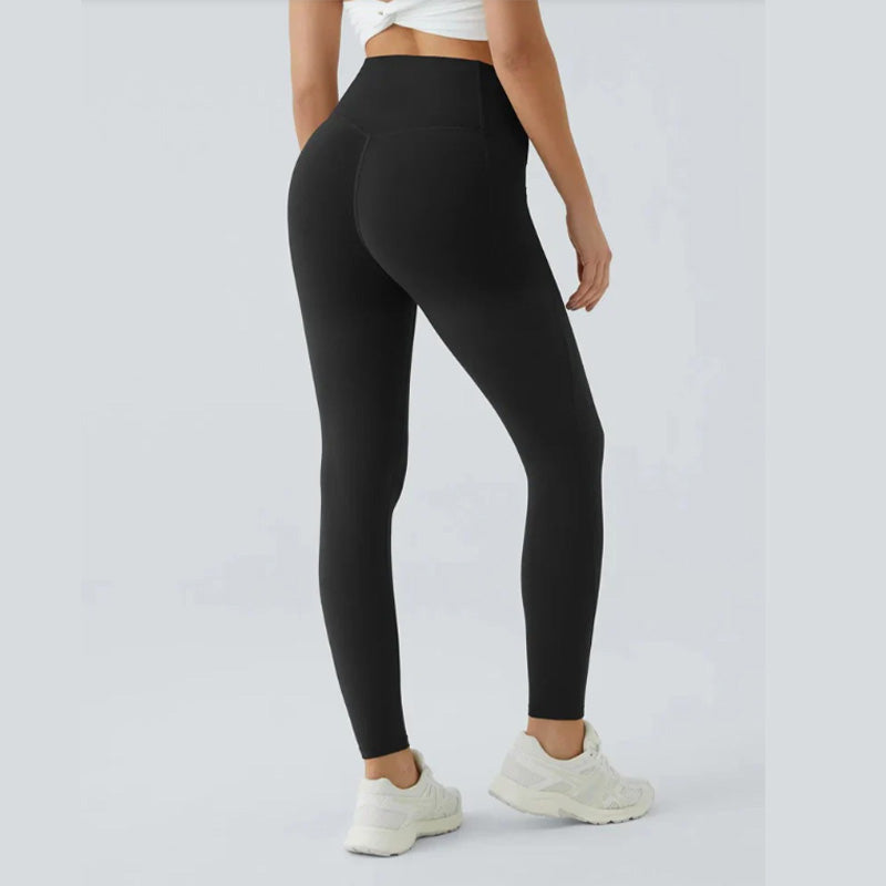 💕Limited Sale 50% OFF💕High-Waisted Butt Lifting Tummy Control Shaping Training Leggings with Side Pocket