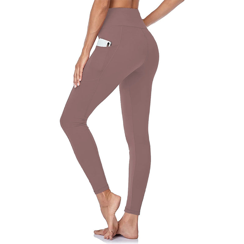 💕Limited Sale 50% OFF💕High-Waisted Butt Lifting Tummy Control Shaping Training Leggings with Side Pocket