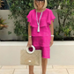 💕Limited Time 50% Off💕Ruffle Detail Short Sleeve Knee-Length Chiffon Dress