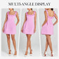 💖Last Day 50% OFF💖Women's Elegant Floral Square Neck Pocket Dress