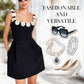 💖Last Day 50% OFF💖Women's Elegant Floral Square Neck Pocket Dress