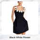 💖Last Day 50% OFF💖Women's Elegant Floral Square Neck Pocket Dress