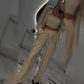 💕Limited Time 50% Off💕Women's Sequin Blazer & Wide-Leg Pants (3-Piece Set)
