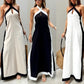 💕Limited Sale 50% OFF💕Women's Backless Halter Neck Split Maxi Dress – Effortless Elegance Awaits!