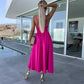 💖Limited Sale 50% OFF💖Women’s Spaghetti Straps High Slit Dress