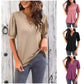 💥Last Day Special Sale 50% OFF👚Women's V-Neck Casual Puff Short Sleeve Top Elegant T-Shirt