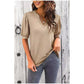 💥Last Day Special Sale 50% OFF👚Women's V-Neck Casual Puff Short Sleeve Top Elegant T-Shirt