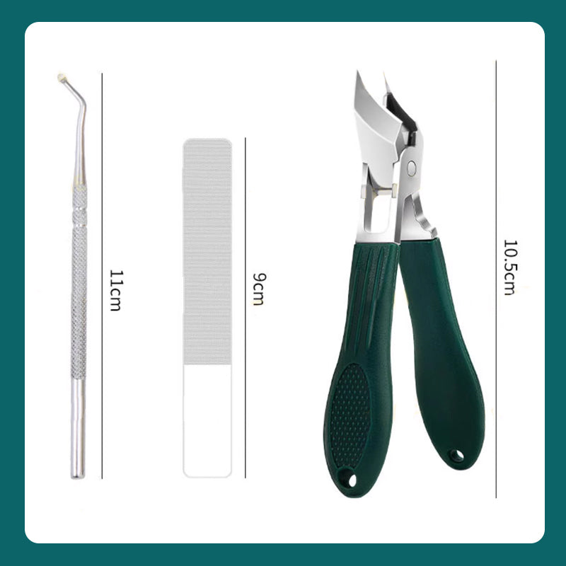 🔥Last Day 50% OFF🔥Anti-Splash 25° Slant Edge Nail Clipper 3-Piece Set