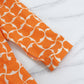 💕Limited Time 50% Off💕Women’s Trendy Orange Printed Dress with 3/4 Sleeves