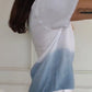 💕Limited Time 50% Off💕Women's Casual Gradient Print Ruffled V-Neck Shirt