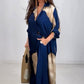 💖Limited Sale 50% OFF💖Full Button Down Long Shirt & Drawstring Pants Set