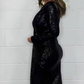 💖Limited Sale 50% OFF💖Sexy Sequined Deep V-Neck Dress