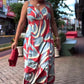 💖Limited Sale 50% OFF💖Women's Casual Printed Spaghetti Strap Dress