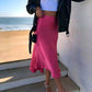 💖Limited Sale 50% OFF💖Women's Luxury Glossy Solid Color Skirt