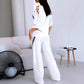 💕Limited Sale 50% OFF💕Women’s Striped Short-Sleeve Tops ＆ Pants Two-Piece Set