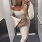 💕Limited Sale 50% OFF💕Off-Shoulder Bell Sleeve Midi Dress