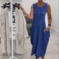 💖LAST DAY PROMOTION - 50%OFF💖Simple Sleeveless Dress with Pockets