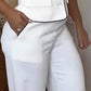 🌿🌿2025 New Set 💥Women's One Shoulder Vest & Wide Leg Pants Set