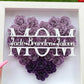 Personalized Mom Flower Shadow Box With Name For Mother's Day