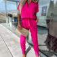 💕Limited Sale 50% OFF💕Women's Trendy V-Neck Short Sleeve Jumpsuit with Tie Waist
