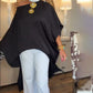 💕Limited Sale 50% OFF💕Women's Asymmetrical Off-Shoulder Loose Long Top