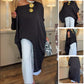 💕Limited Sale 50% OFF💕Women's Asymmetrical Off-Shoulder Loose Long Top