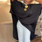💕Limited Sale 50% OFF💕Women's Asymmetrical Off-Shoulder Loose Long Top